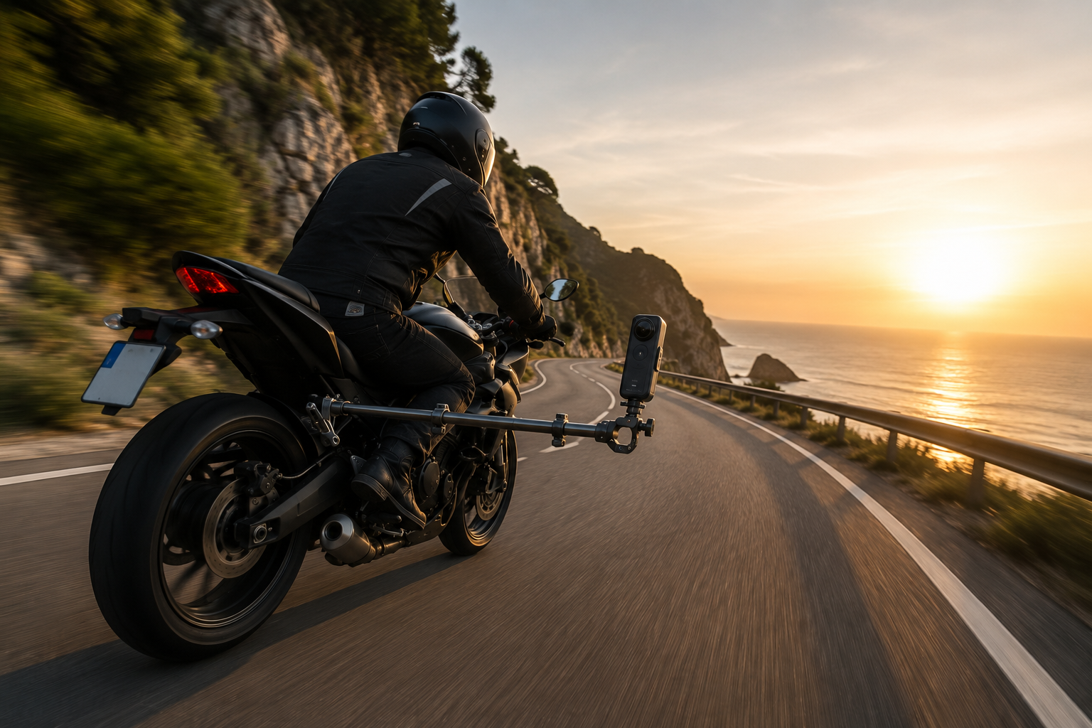 NEEWER GP-30 Riding Mount – Motorradhalterung für Insta360, GoPro & DJI