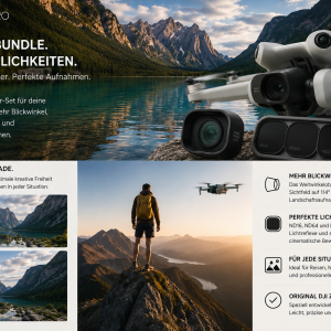 DJI Mini 4 Pro Creator Bundle | Weitwinkel + ND Filter