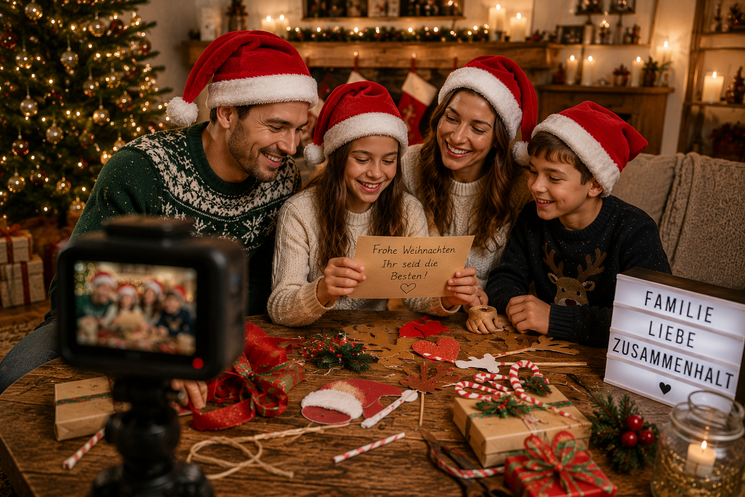 Weihnachtspaket Familie – Kamera mieten für die Weihnachtszeit